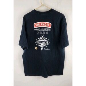 Godsmack Smirnoff Concert Series Boston Bruins T-Shirt L Metal Band Promo Rare